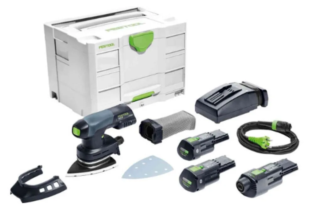 Festool Delta Sander Cordless Kit DTSC 400 3,0 I-Set